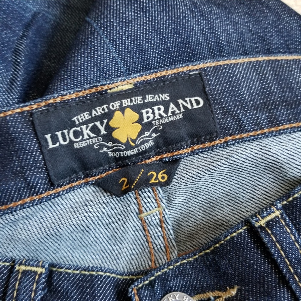 LUCKY BRAND DARK WASH ZOE BOOT CUT DENIM JEANS